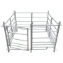 Schafstall mit 4 Paneelen aus verzinktem Stahl, 137 x 137 x 92 cm von vidaXL, Tierhaltung - Ref: Foro24-141814, Preis: 293,16...