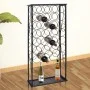 Metal wine rack for 28 bottles by vidaXL, Wine racks - Ref: Foro24-240942, Price: 61,88 €, Discount: %