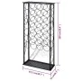 Metal wine rack for 28 bottles by vidaXL, Wine racks - Ref: Foro24-240942, Price: 61,88 €, Discount: %