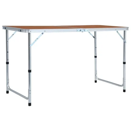 Klappbarer Campingtisch aus Aluminium 120x60 cm von vidaXL, Campingmöbel - Ref: Foro24-48172, Preis: 54,95 €, Rabatt: %