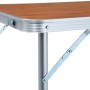 Klappbarer Campingtisch aus Aluminium 120x60 cm von vidaXL, Campingmöbel - Ref: Foro24-48172, Preis: 56,10 €, Rabatt: %