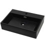 Waschbecken mit Loch für schwarze Keramikarmatur 60,5x42,5x14,5 cm von vidaXL, Sinkt - Ref: Foro24-142742, Preis: 126,78 €, R...
