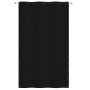 Toldo pantalla para balcón de tela oxford negro 140x240 cm