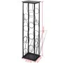 Metal wine rack for 8 bottles by vidaXL, Wine racks - Ref: Foro24-240941, Price: 43,78 €, Discount: %