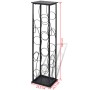 Weinregal aus Metall für 8 Flaschen von vidaXL, Weinregale - Ref: Foro24-240941, Preis: 44,53 €, Rabatt: %