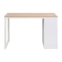 Schreibtisch 120x60x75 cm in Eiche und Weiß von vidaXL, Schreibtische - Ref: Foro24-245720, Preis: 149,89 €, Rabatt: %