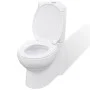 White ceramic corner WC toilet by vidaXL, Bathrooms - Ref: Foro24-141133, Price: 242,96 €, Discount: %