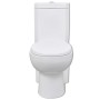 Ecktoilette aus weißer Keramik von vidaXL, Badezimmer - Ref: Foro24-141133, Preis: 232,86 €, Rabatt: %