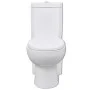 White ceramic corner WC toilet by vidaXL, Bathrooms - Ref: Foro24-141133, Price: 242,96 €, Discount: %