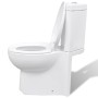 Inodoro WC de esquina cerámica blanco de vidaXL, Baños - Ref: Foro24-141133, Precio: 232,86 €, Descuento: %