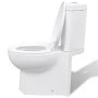 White ceramic corner WC toilet by vidaXL, Bathrooms - Ref: Foro24-141133, Price: 242,96 €, Discount: %