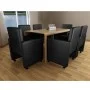 Dining chairs 6 units black synthetic leather by vidaXL, dining chairs - Ref: Foro24-160184, Price: 939,54 €, Discount: %