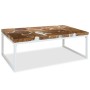 Teak resin coffee table 110x60x40 cm by vidaXL, Coffee table - Ref: Foro24-244553, Price: 145,05 €, Discount: %