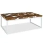 Teak resin coffee table 110x60x40 cm by vidaXL, Coffee table - Ref: Foro24-244553, Price: 143,84 €, Discount: %
