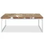 Teak resin coffee table 110x60x40 cm by vidaXL, Coffee table - Ref: Foro24-244553, Price: 143,84 €, Discount: %