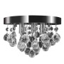 Lámpara de techo de cristal diseño cromado de vidaXL, Lámparas - Ref: Foro24-240688, Precio: 39,16 €, Descuento: %