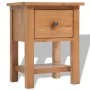 Solid oak wood bedside table 36x30x47 cm by vidaXL, Nightstands - Ref: Foro24-243930, Price: 112,41 €, Discount: %