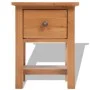 Solid oak wood bedside table 36x30x47 cm by vidaXL, Nightstands - Ref: Foro24-243930, Price: 112,41 €, Discount: %