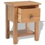 Nachttisch aus massivem Eichenholz, 36 x 30 x 47 cm von vidaXL, Nachttische - Ref: Foro24-243930, Preis: 112,41 €, Rabatt: %