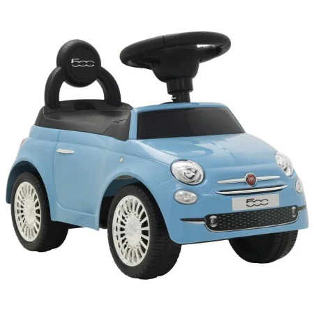 Coche correpasillos Fiat 500 azul de vidaXL, Vehículos a pedales o para empujar - Ref: Foro24-80216, Precio: 66,82 €, Descuen...