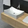 Art white porcelain ceramic sink with gloss by vidaXL, Sinks - Ref: Foro24-140700, Price: 74,67 €, Discount: %