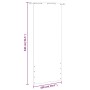 Balkonmarkise aus hellgrünem Oxford-Stoff, 100 x 240 cm von vidaXL, Sonnenschirme - Ref: Foro24-148514, Preis: 22,71 €, Rabat...