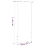 Toldo pantalla para balcón tela oxford verde claro 100x240 cm de vidaXL, Sombrillas - Ref: Foro24-148514, Precio: 25,53 €, De...