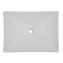 Kunstwaschbecken aus weißem Porzellan und Keramik mit Glanz von vidaXL, Sinkt - Ref: Foro24-140700, Preis: 75,72 €, Rabatt: %