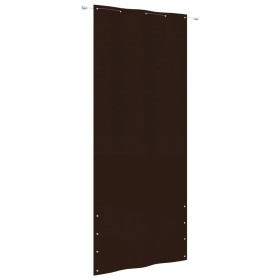 Balcony screen awning brown oxford fabric 100x240 cm by vidaXL, Umbrellas - Ref: Foro24-148559, Price: 28,10 €, Discount: %