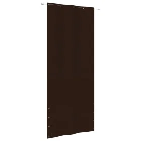 Balkonmarkise aus braunem Oxford-Stoff, 100 x 240 cm von vidaXL, Sonnenschirme - Ref: Foro24-148559, Preis: 30,18 €, Rabatt: %
