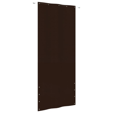 Balkonmarkise aus braunem Oxford-Stoff, 100 x 240 cm von vidaXL, Sonnenschirme - Ref: Foro24-148559, Preis: 28,10 €, Rabatt: %
