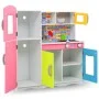 Mehrfarbige MDF-Spielzeugküche 80x30x85 cm von vidaXL, Küchen- und Lebensmittelspielzeug - Ref: Foro24-80255, Preis: 106,98 €...