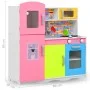 Mehrfarbige MDF-Spielzeugküche 80x30x85 cm von vidaXL, Küchen- und Lebensmittelspielzeug - Ref: Foro24-80255, Preis: 106,98 €...