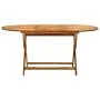 Folding garden table solid acacia wood 160x85x75 cm by vidaXL, Garden tables - Ref: Foro24-313324, Price: 156,68 €, Discount: %