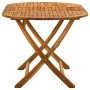 Folding garden table solid acacia wood 160x85x75 cm by vidaXL, Garden tables - Ref: Foro24-313324, Price: 156,68 €, Discount: %