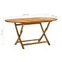 Folding garden table solid acacia wood 160x85x75 cm by vidaXL, Garden tables - Ref: Foro24-313324, Price: 156,68 €, Discount: %
