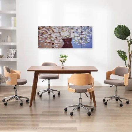 Juego de lienzos flores en jarrón multicolor 150x60 cm by vidaXL, Posters, prints and visual art - Ref: Foro24-289267, Price:...