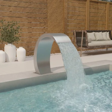 Pool fountain with LED 304 stainless steel 22x60x70 cm by vidaXL, Fountains and waterfalls - Ref: Foro24-148881, Price: 303,8...