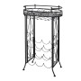 Weinregal aus Metall mit Glashaltern für 9 Flaschen von vidaXL, Weinregale - Ref: Foro24-240940, Preis: 59,74 €, Rabatt: %