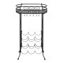 Metal wine rack with glass holders for 9 bottles by vidaXL, Wine racks - Ref: Foro24-240940, Price: 58,69 €, Discount: %