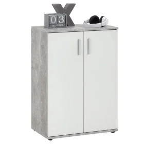 FMD Wardrobe/trunk with 2 doors white and gray by FMD, Wardrobes - Ref: Foro24-428684, Price: 124,61 €, Discount: %