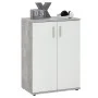 FMD Wardrobe/trunk with 2 doors white and gray by FMD, Wardrobes - Ref: Foro24-428684, Price: 124,61 €, Discount: %