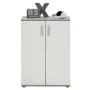 FMD Wardrobe/trunk with 2 doors white and gray by FMD, Wardrobes - Ref: Foro24-428684, Price: 124,61 €, Discount: %