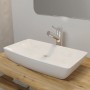 Luxuriöses rechteckiges weißes Keramikwaschbecken 71x39 cm von vidaXL, Sinkt - Ref: Foro24-140691, Preis: 108,85 €, Rabatt: %