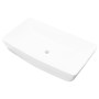 Luxurious rectangular white ceramic washbasin 71x39 cm by vidaXL, Sinks - Ref: Foro24-140691, Price: 108,85 €, Discount: %