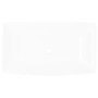 Luxurious rectangular white ceramic washbasin 71x39 cm by vidaXL, Sinks - Ref: Foro24-140691, Price: 108,85 €, Discount: %