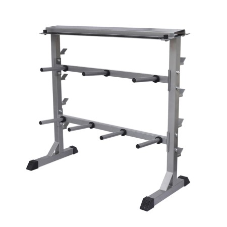 Soporte para pesas y mancuernas de vidaXL, Máquinas de levantamiento de pesas - Ref: Foro24-90369, Precio: 126,92 €, Descuent...