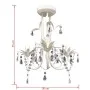 White Elegant Crystal Chandelier Pendant Lamp by vidaXL, chandeliers - Ref: Foro24-240686, Price: 53,81 €, Discount: %