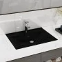 Rectangular ceramic sink with black tap hole 60x46 cm by vidaXL, Sinks - Ref: Foro24-140687, Price: 85,10 €, Discount: %