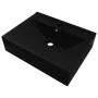 Rectangular ceramic sink with black tap hole 60x46 cm by vidaXL, Sinks - Ref: Foro24-140687, Price: 85,10 €, Discount: %